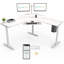 Station de travail debout à hauteur réglable en L PowerLift® avec ports et prises USB-98472996-98472993-98472995
