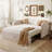 Velvet Upholstered Daybed With Pop Up Trundle-779860185