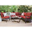 Ensemble de conversation modulaire en rotin 2 pièces avec coussins Sunbrella-1622264302