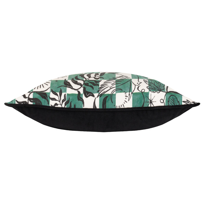 Mythos Green Rectangular Lumbar Cushion