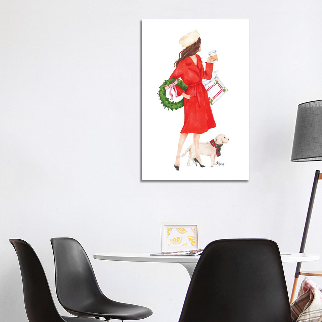 Christmas Day von Style Of Brush - Gallery-Wrapped Canvas Giclée on Canvas