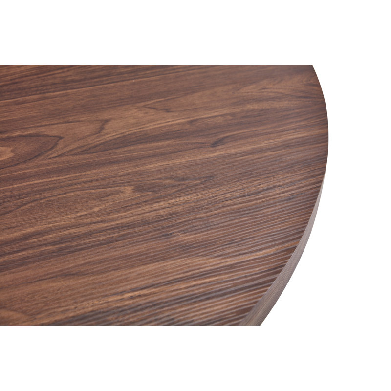 Table de salle à manger ronde et pliable pour petits espaces - Matériau en bois aggloméré, parfaite pour la salle à manger, le salon de thé et le café (1 table)
