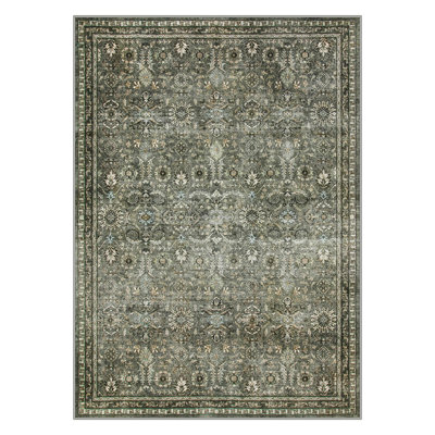 Tapis lavable à motif floral rétro, tapis antidérapants doux pour la chambre à coucher, le salon et la salle à manger