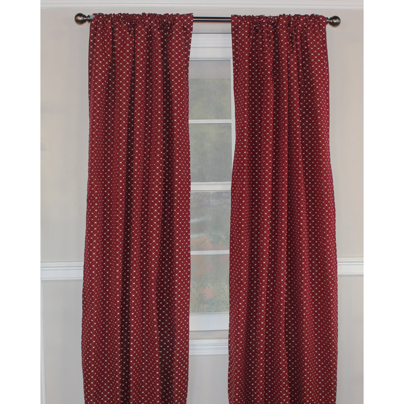 Paire de panneaux Passat, Rouge, L 50 po x L 84 po