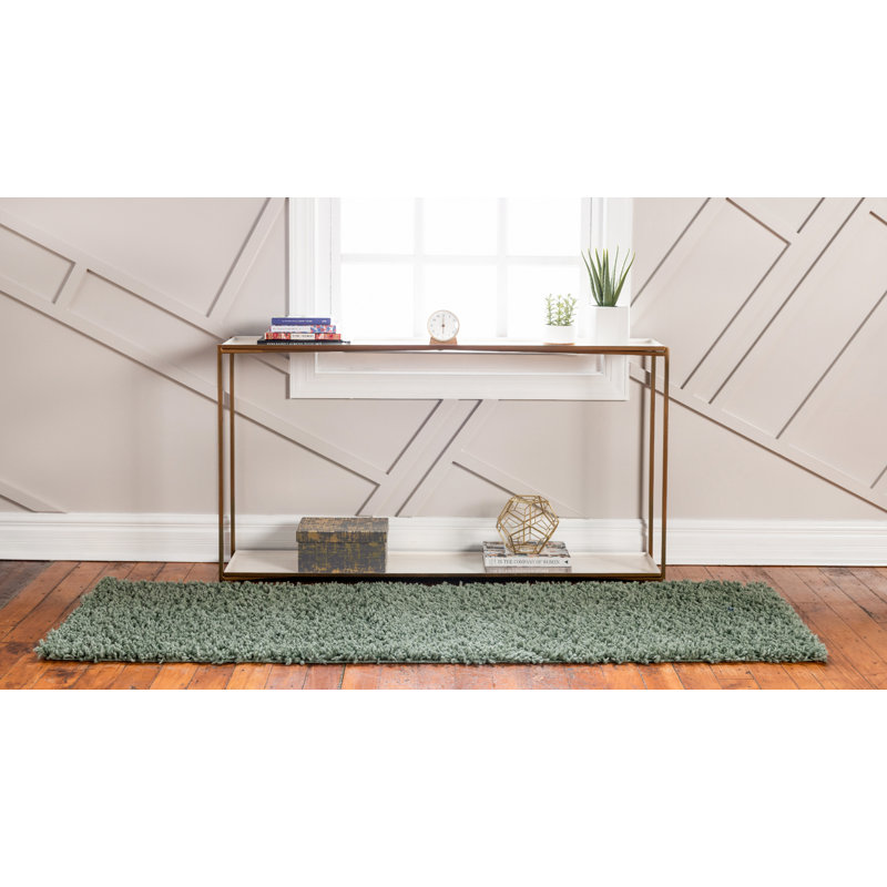 Tapis sauge tissé à la machine Wegate, Tapis de couloir 2 pi 7 po x 10 pi