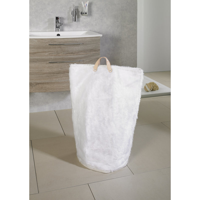 Laundry Bag with Handles, White