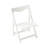 Hips Outdoor Foldable Furniture , 2 Chairs And Rectangular White Table For Spacious Living Chair White, Included