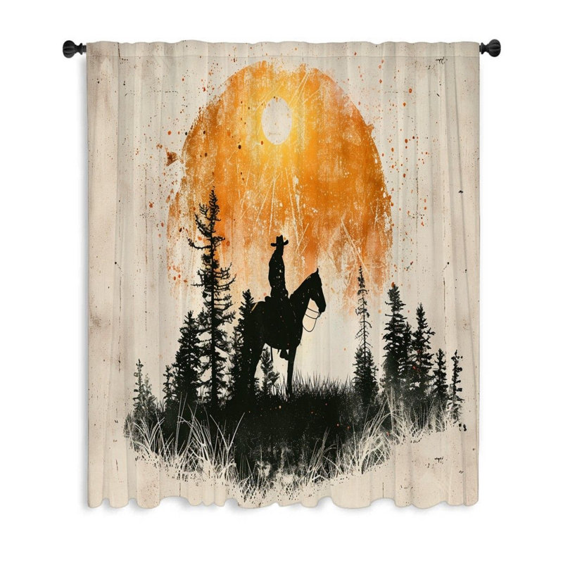 Eidy Blackout Curtain Single Panel, 53'' W x 99'' L