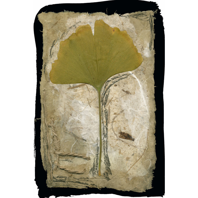 Feuilles de Kyoto II, H 30 po x l 20 po x P 1,25 po