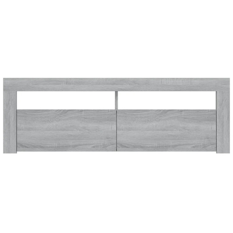 Liza  TV Cabinet with LED Lights 120x35x40 cm, Grey Sonoma