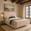 Tufted Upholstered Low Profile Platform Bed