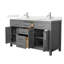Beckett 60" Freestanding Double Bathroom Vanity with Quartz Top-1942309805-1942309806-1942309808
