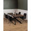 Fiona Extendable Metal Base Dining Table-98683583-98683584