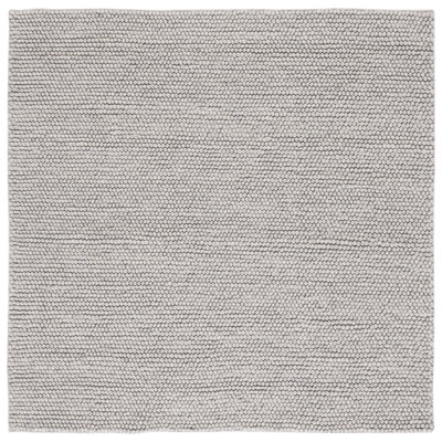 Elle Handmade Silver Rug