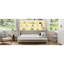 Queen Size Murphy Cabinet Bed with Folding Sofa,Built-in Storage Shelves and LED Light,Beige(ETA:2/17)