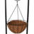 Lowestoft 16" x 14" x 48" Metal Hanging Basket Planter with Welcome Sign