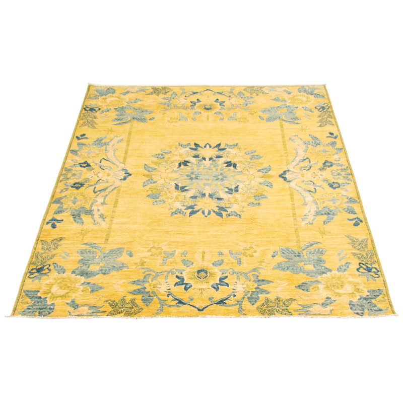 Tapis doré Peshawar Oushak 8 pi 2 po x 9 pi 9 po