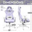 Techni Sport Adjustable Reclining Ergonomic Swiveling PC & Racing Game Chair-77469577