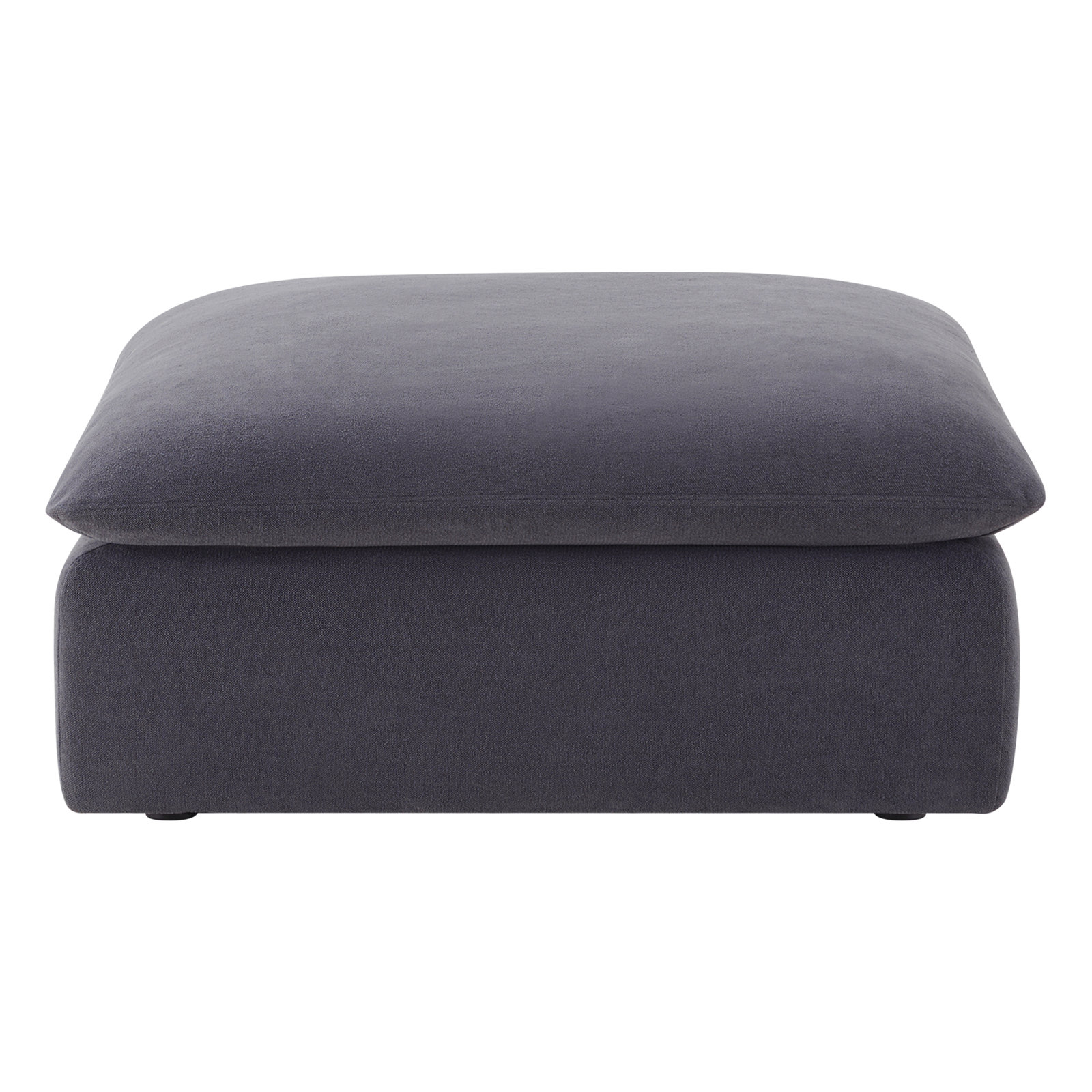  Annabella 41" Upholstered Ottoman, Willow Zinc Performance Chenille
