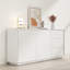 Buffet moderne simple en bois massif. Buffet 70,86 po-98296827-125179429