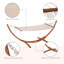 Hamac d'extérieur en bois de 10 pi Outsunny