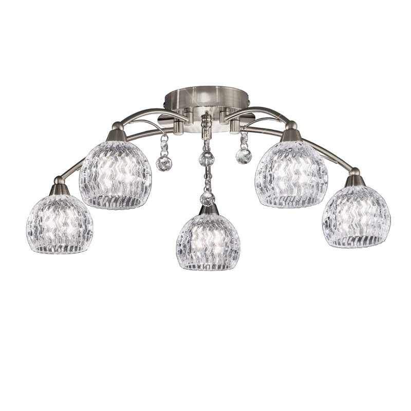 Flush Mount, Satin Nickel