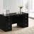 1Pc Glam Makeup Vanity Table Glass Top 9 Drawers Knobs Wooden Bedroom Furniture-1450576344
