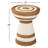 Kinslee Iron Top End Table