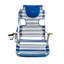 Chaise de plage inclinable avec coussin