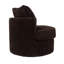 Chaise rembourrée confortable et pivotante-118700252