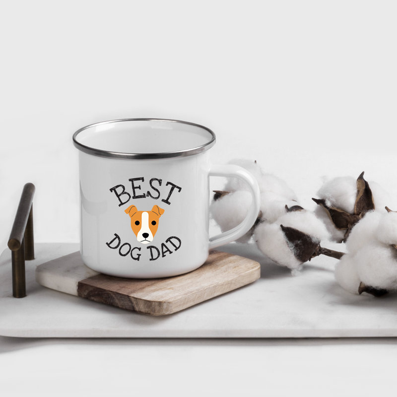 Grande tasse à café « Best Dog Dad », Jack Russel