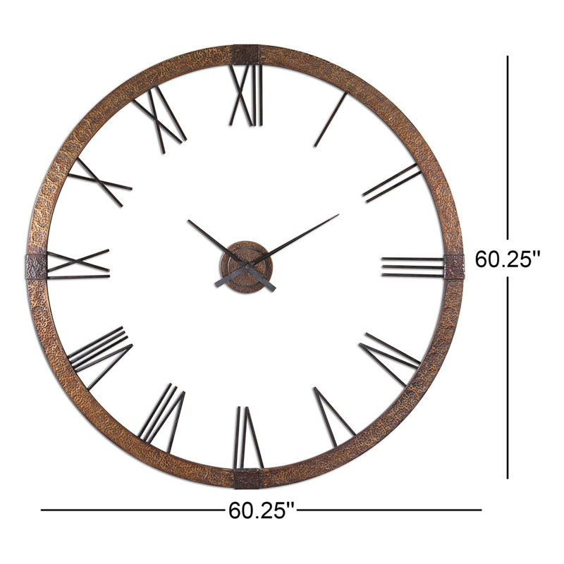 Oberon Iron Wall Clock