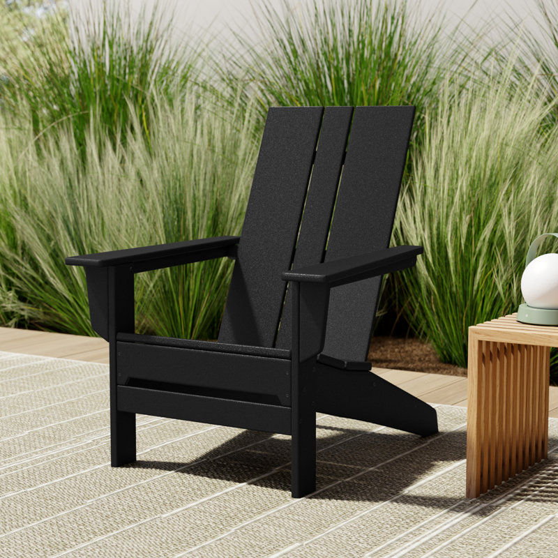 Chaise Adirondack POLYWOOD x AllModern, Noir