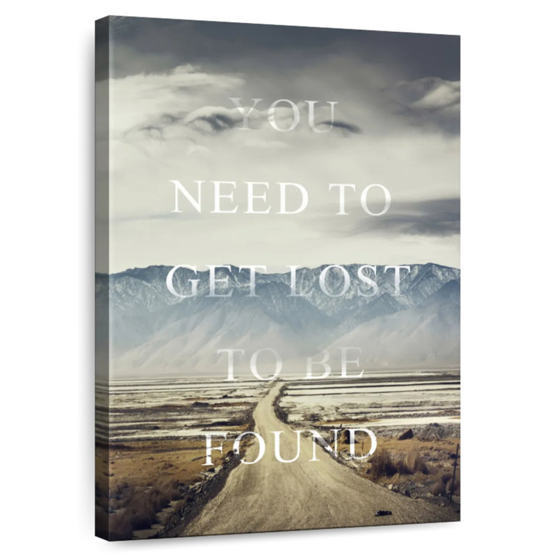 Get Lost, 51" H x 34" W