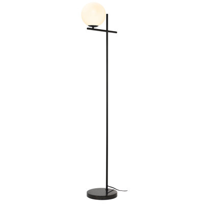 Lampe de travail / lecture sur pied noire 60 po Kyven