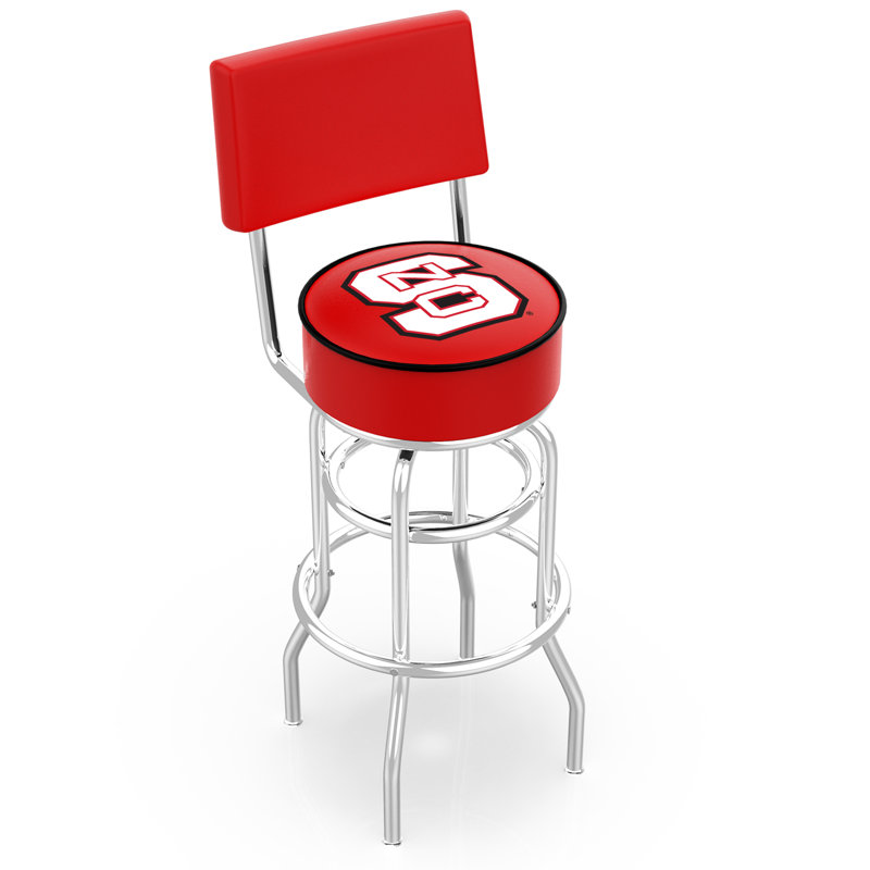 NCAA 30" Swivel Bar Stool, North Carolina State University
