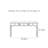 Retro Minimalist Console Table-1385132322