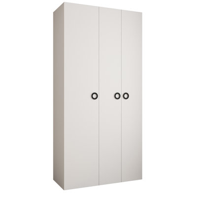 3 Door Manufactured Wood Wardrobe