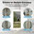 80" Height Solid Pine Screen Door/Easy Install-110960095