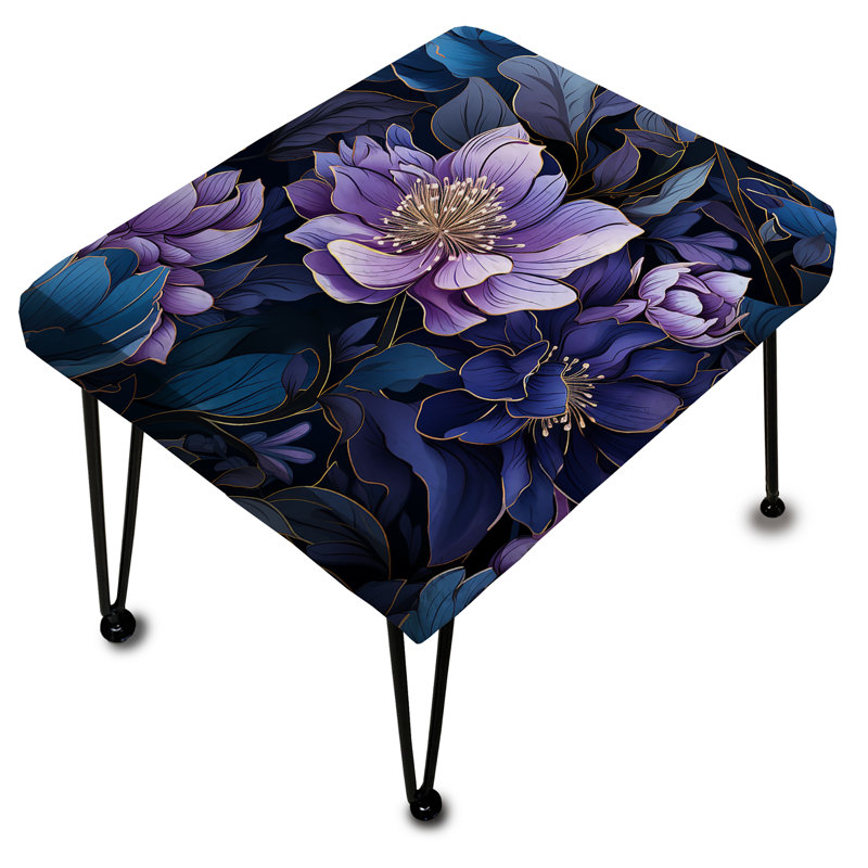 Moody Flora Moody Patterns - Repose-pieds rectangulaire floral