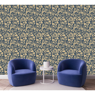 Peel & Stick Floral Wallpaper