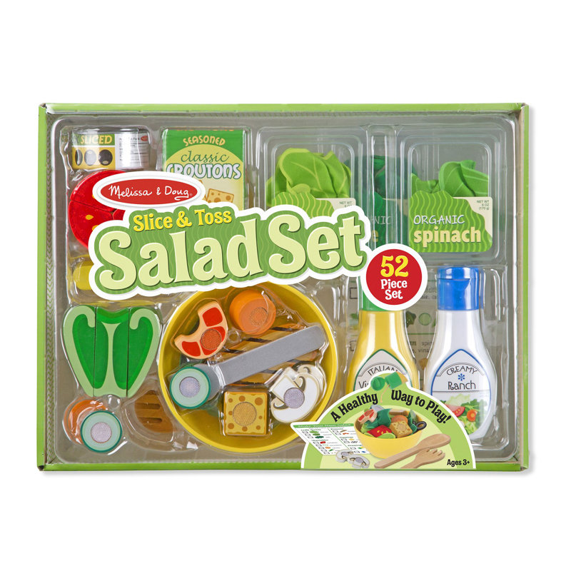 Slice and Toss Salad Play Food Set