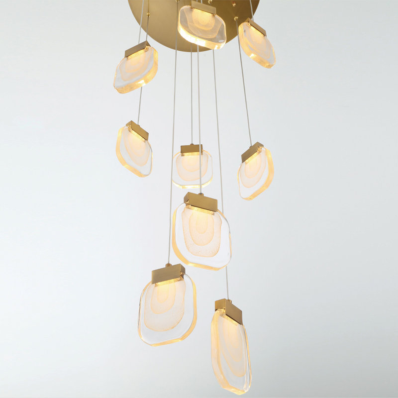 Paget 9 - Light Gold LED Pendant