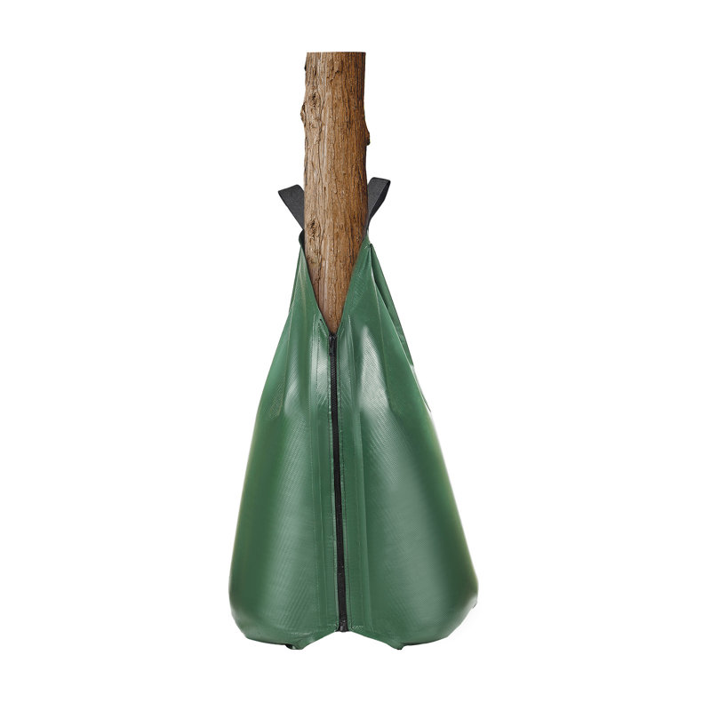 Sac d'arrosage pour arbre à libération lente, paquet de 25 gallons, sacs d'eau pour arbres, sacs d'irrigation goutte à goutte avec fermeture à glissière, système d'arrosage durable pour un ciblage profond des racines