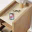 Table de chevet avec 2 tiroirs