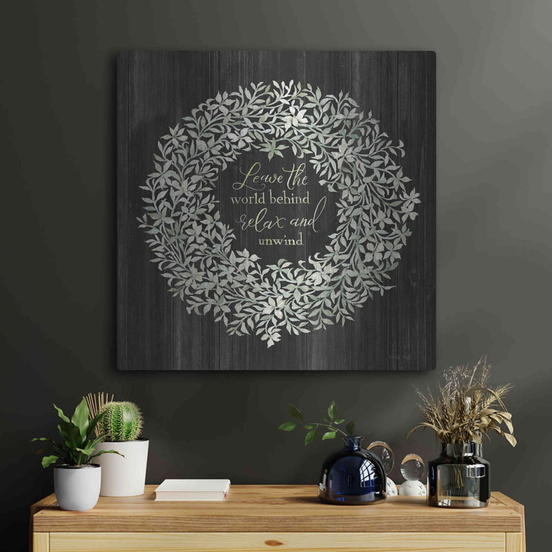 «Laissez le monde derrière la couronne» par Cindy Jacobs, art mural en métal, 24 po x 24 po, H 24 po x l 24 po
