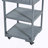 Patio Kitchen Island Solid Wood Kitchen Cart with Stainless Table Top-390963602