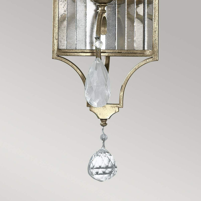 Avenida Glass Candle Wall Light