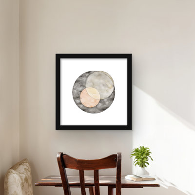 Abstract Paint Splash Eiffel Tower | Framed Matted Print