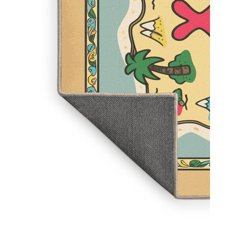 Tapis pour enfants Sunside Sails Pirates, Rectangulaire 2 pi x 3 pi